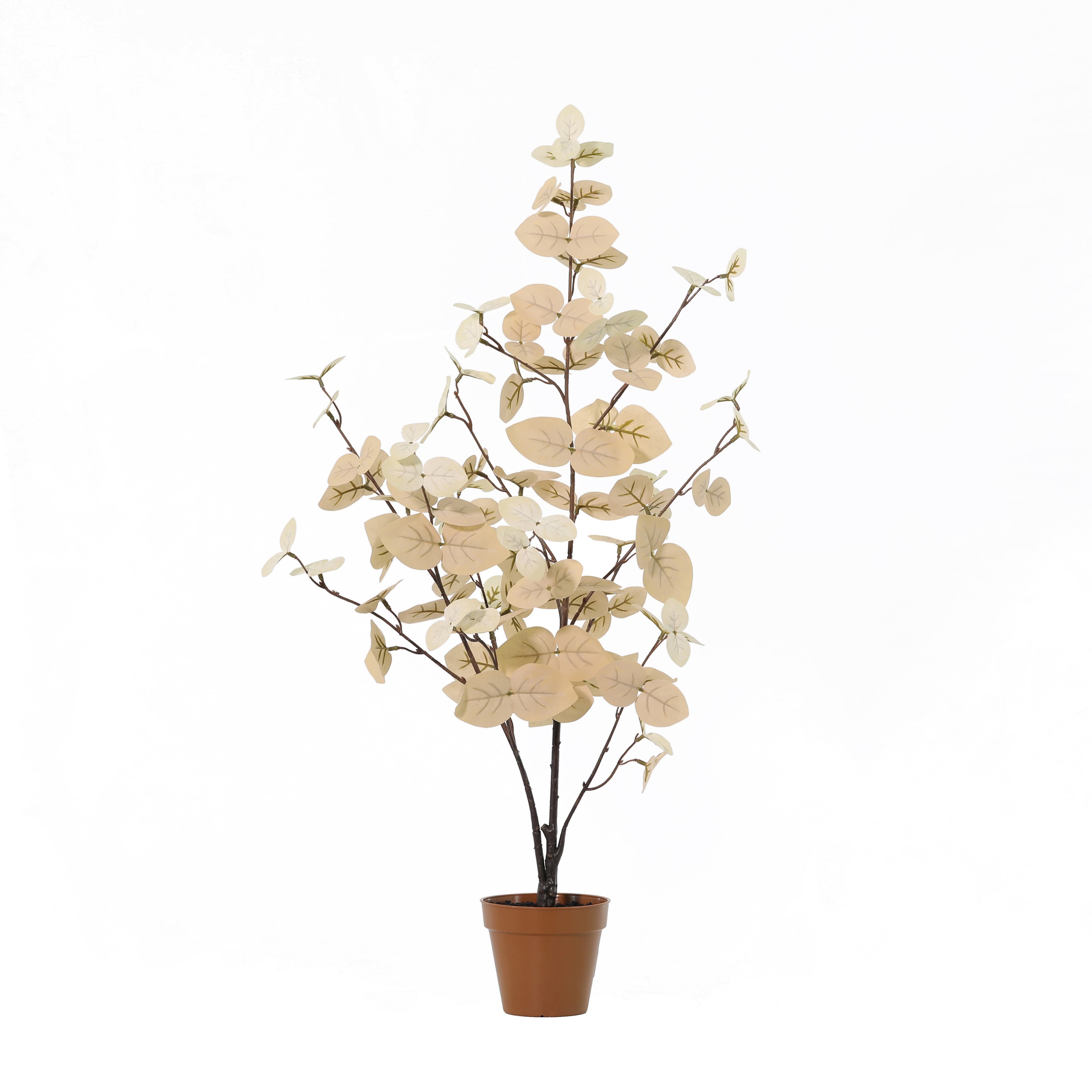 ARTIFICIAL Eucalyptus cream white - 86cm