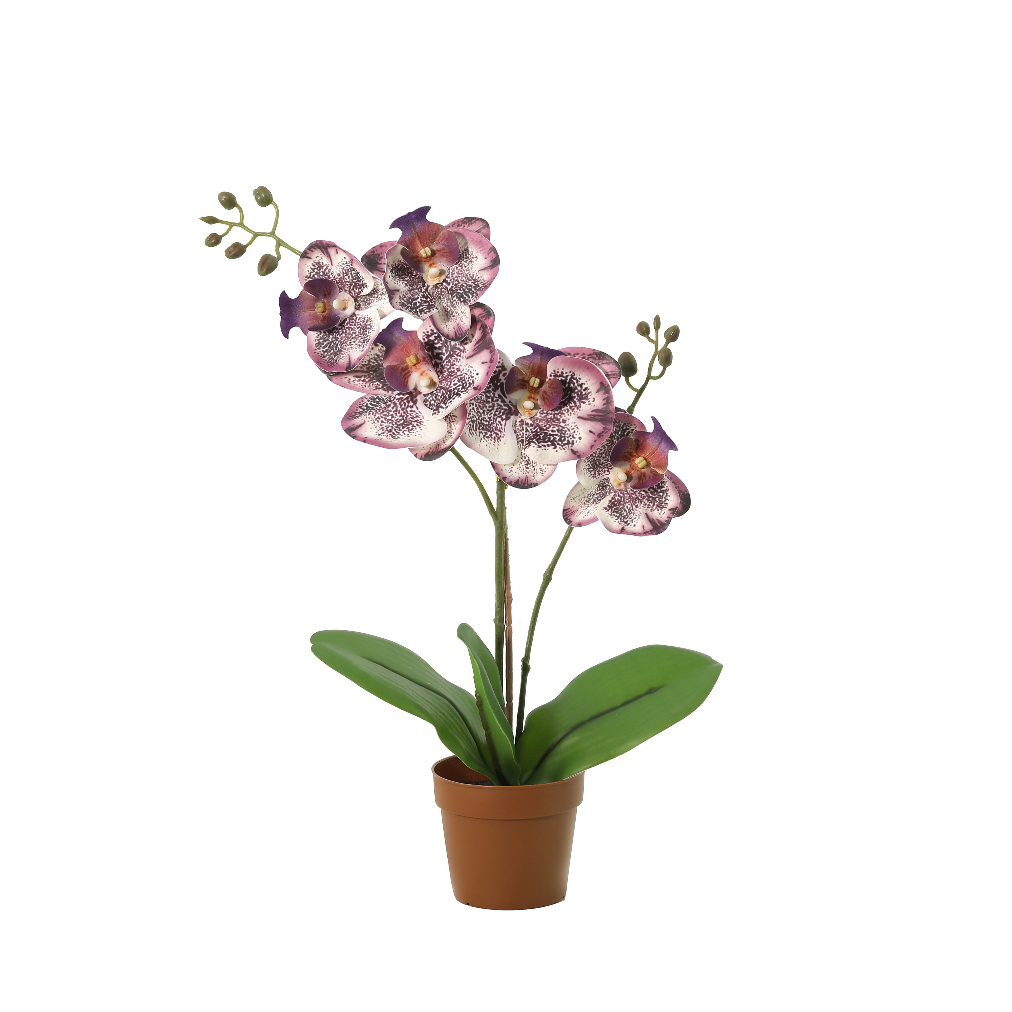 ARTIFICIAL Phalaenopsis orchid purple - 40cm